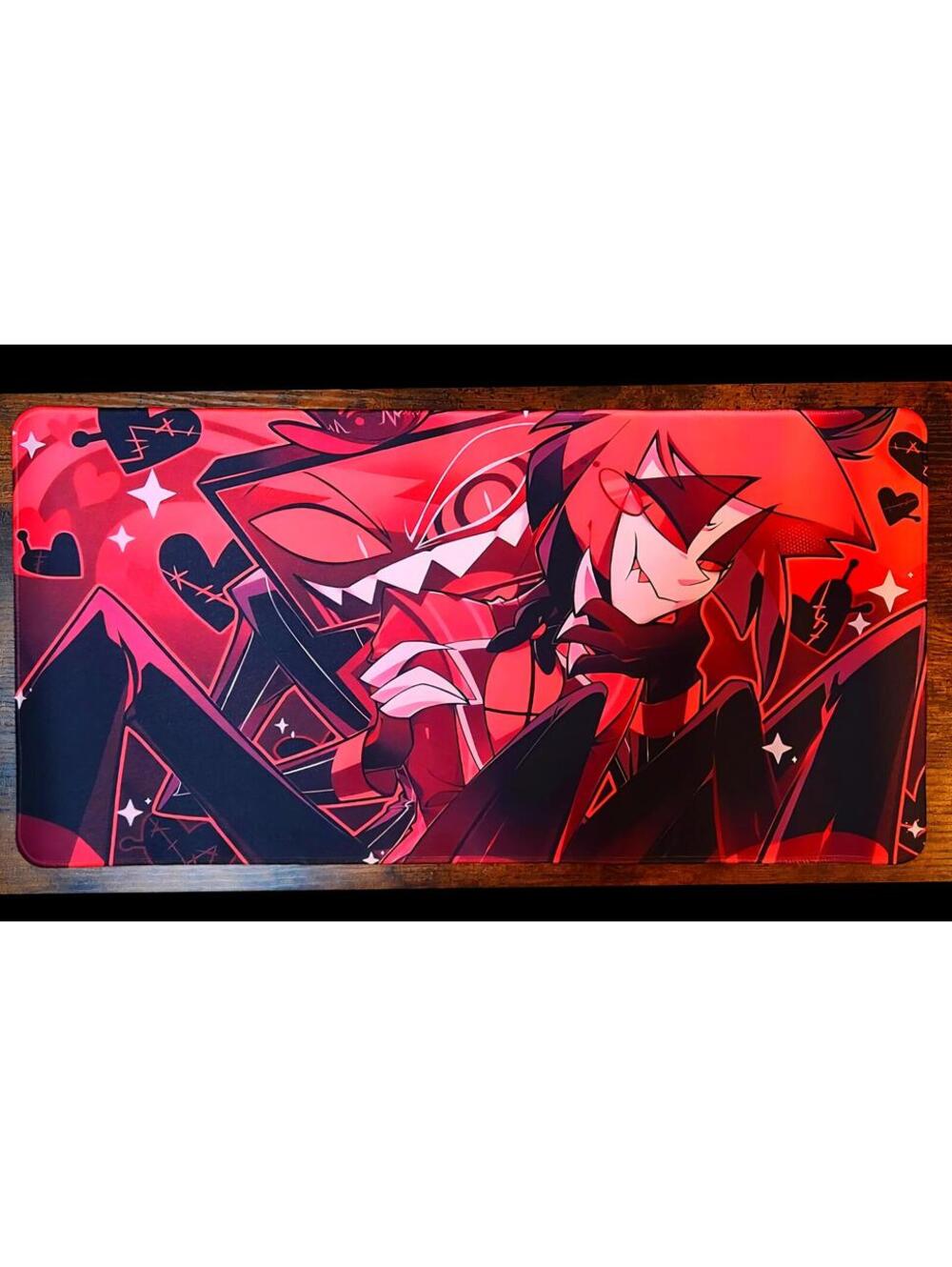 Vox and Alastor- Radiostatic playmat - Hazbin Hotel